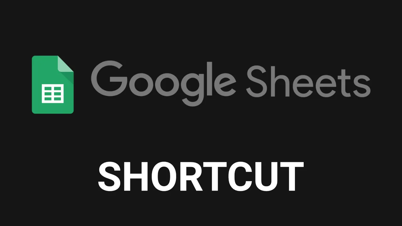 Shortcut di Google Fogli